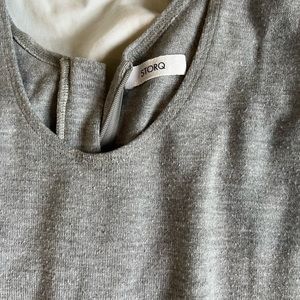 Storq jumpsuit in grey - great for maternity